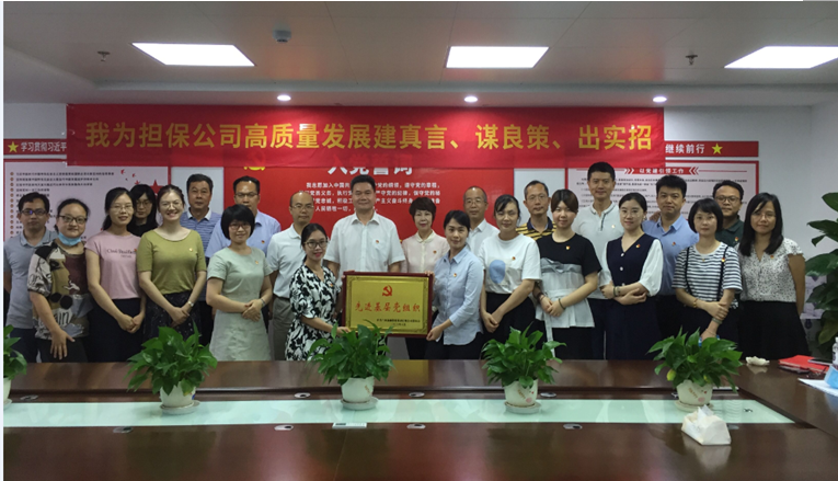 “不忘初心、牢記使命，我為擔(dān)保公司高質(zhì)量發(fā)展”出謀劃策                                                                                     ——擔(dān)保公司舉辦主題黨日活動