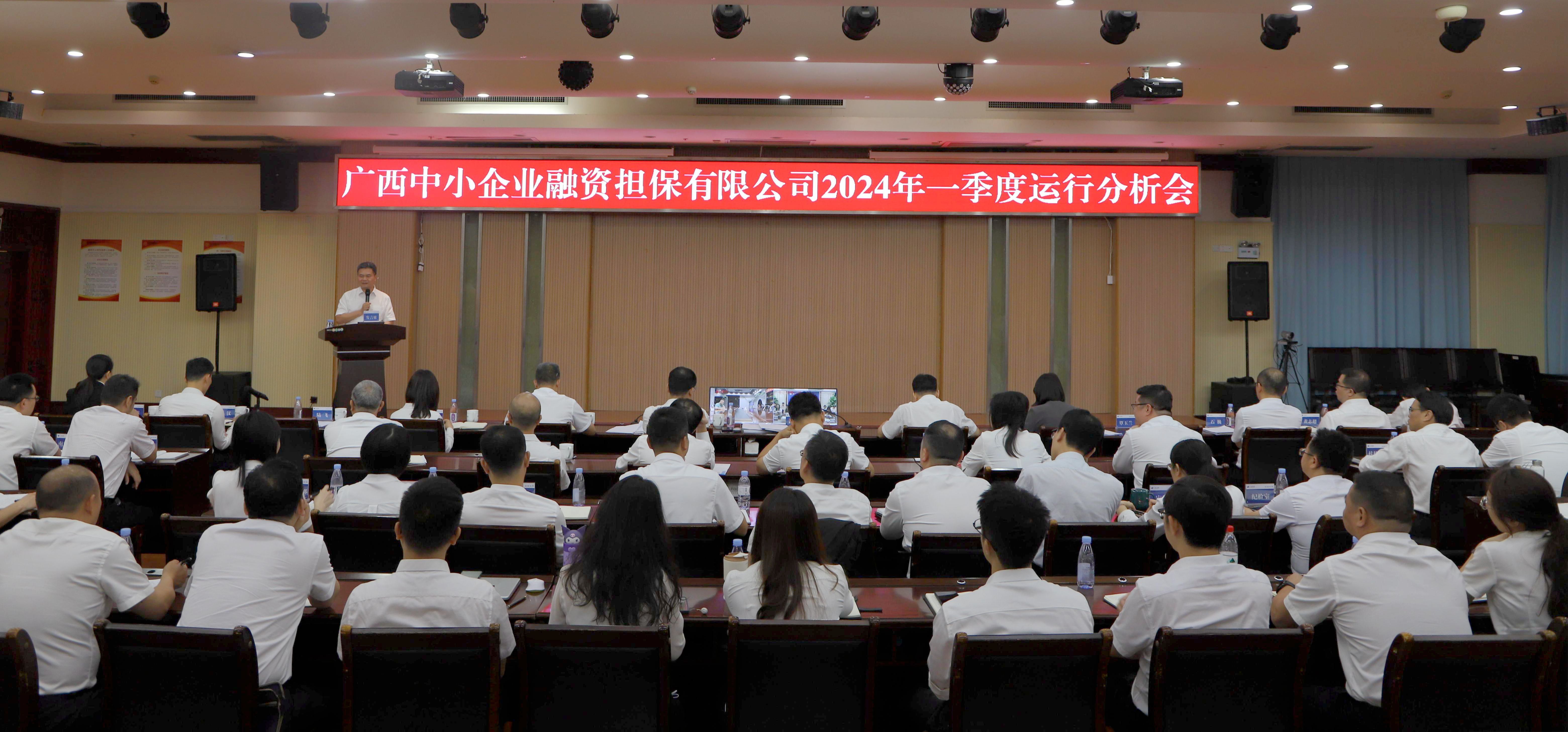 【落實(shí)落細(xì)落地，全力攻堅(jiān)“雙過半”】中小擔(dān)保召開2024年一季度運(yùn)行分析會